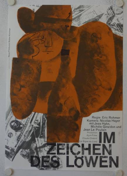 Im Zeichen des Löwen originales deutsches Filmplakat